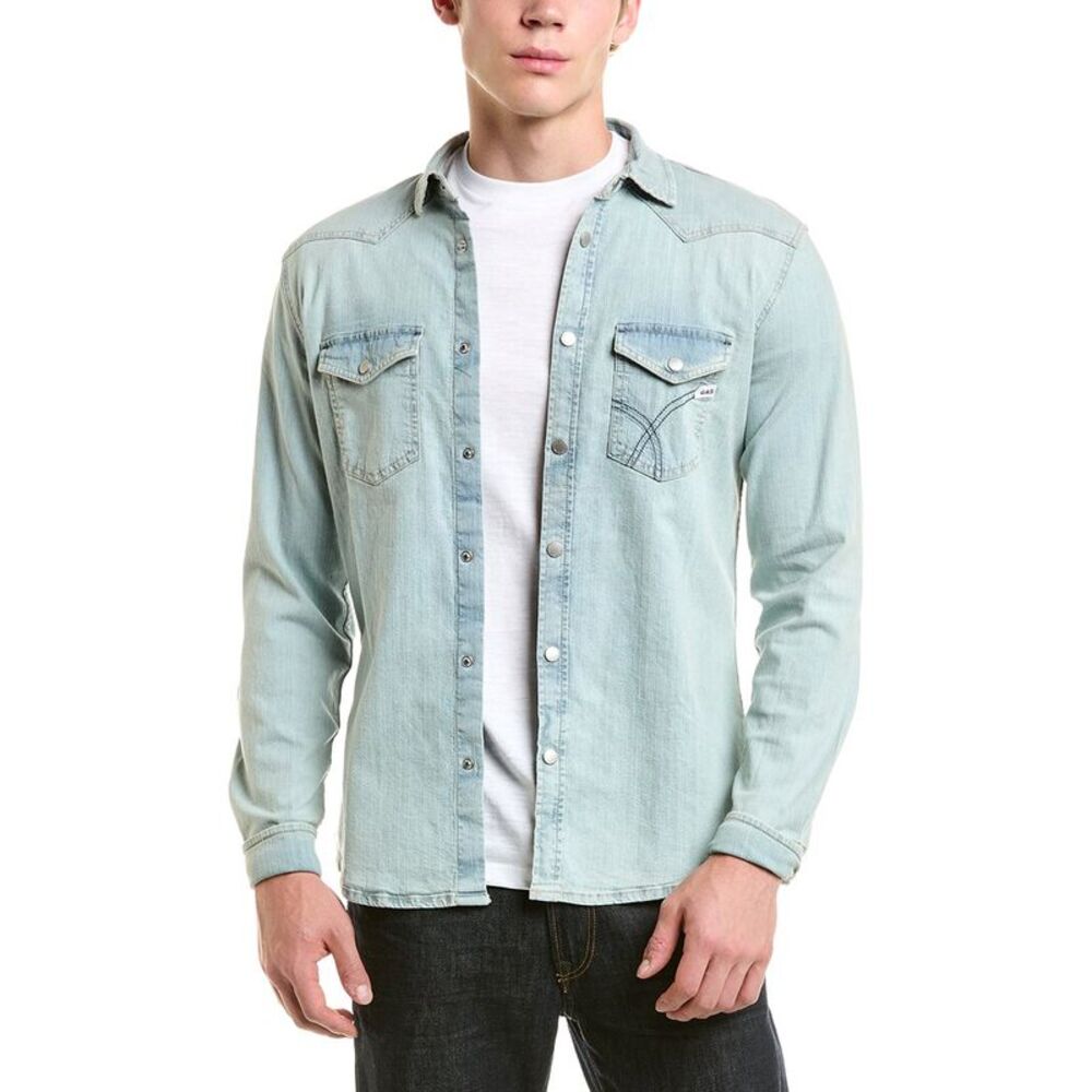 Gas Mens  Shirt, Blue